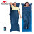 NHの寝袋の内のきものシングルは薄くて、全綿春夏屋外寝袋の大人のキャンプ旅行は汚い布団をあけて携帯して、昼休みの寝袋の亜麻灰の75*210 cmをつづり合わせることができます。
