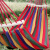 ハンモック屋外ブランコ室内のシングル二人の大学生寮の大人の帆布吊り椅子の横転の赤いシングル(190*80)+フック