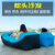 枕がおっくうな人は空気を入れないソファーを持っています。外のビーチ空気ソファに色を合わせます。