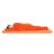 NH移動客Thermaorlite昇温寝袋内きもの携帯型シングルトラベルホテルの汚いシーツを挟んで筒型を密封します。オレンジ色です。