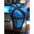 寝袋圧縮袋寝袋セットキャンプアウトドア寝袋収納袋大容量15 kg 22 kg 3個ブルー