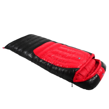 ブラックロックと風のシリーズアウトドアキャンプ羽毛寝袋は封筒の寝袋をつなぎ合わせることができます。