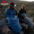 ノル客（NatureHike）羽毛布団寝袋屋外キャンプ登山旅行シングルガチョウの羽の携帯型冬寝袋800ふんわりシャンパン色-700 g 800ふんわり