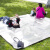 赤道防湿マット厚い屋外キャンプ携帯防水芝生ピクニックマット家庭用テントアルミニウム膜のパッドCD 1024