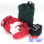 赤い綿のハンモック+縄+布の袋+専用の紐